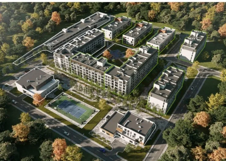 Eco-dim master plan with clickable entrances